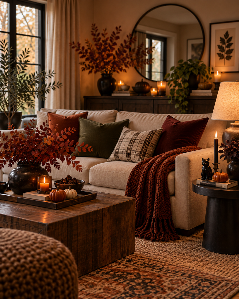 halloween living room